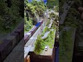 上越線湯檜曽駅で停車する129と115 タイムラプスでお楽しみ下さい #train #diorama #東京ジオラマ展