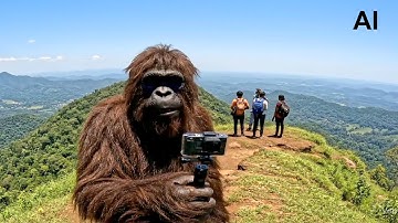 അങ്ങനെ വയനാട്ടിൽ എത്തീ ഗയ്‌സ് AI Monkey vlog Wayanad