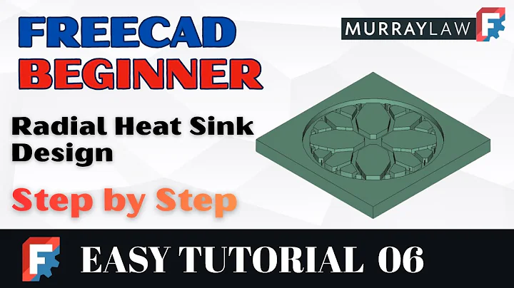 Radial Heat Sink Design in FreeCAD | Full Modeling Tutorial