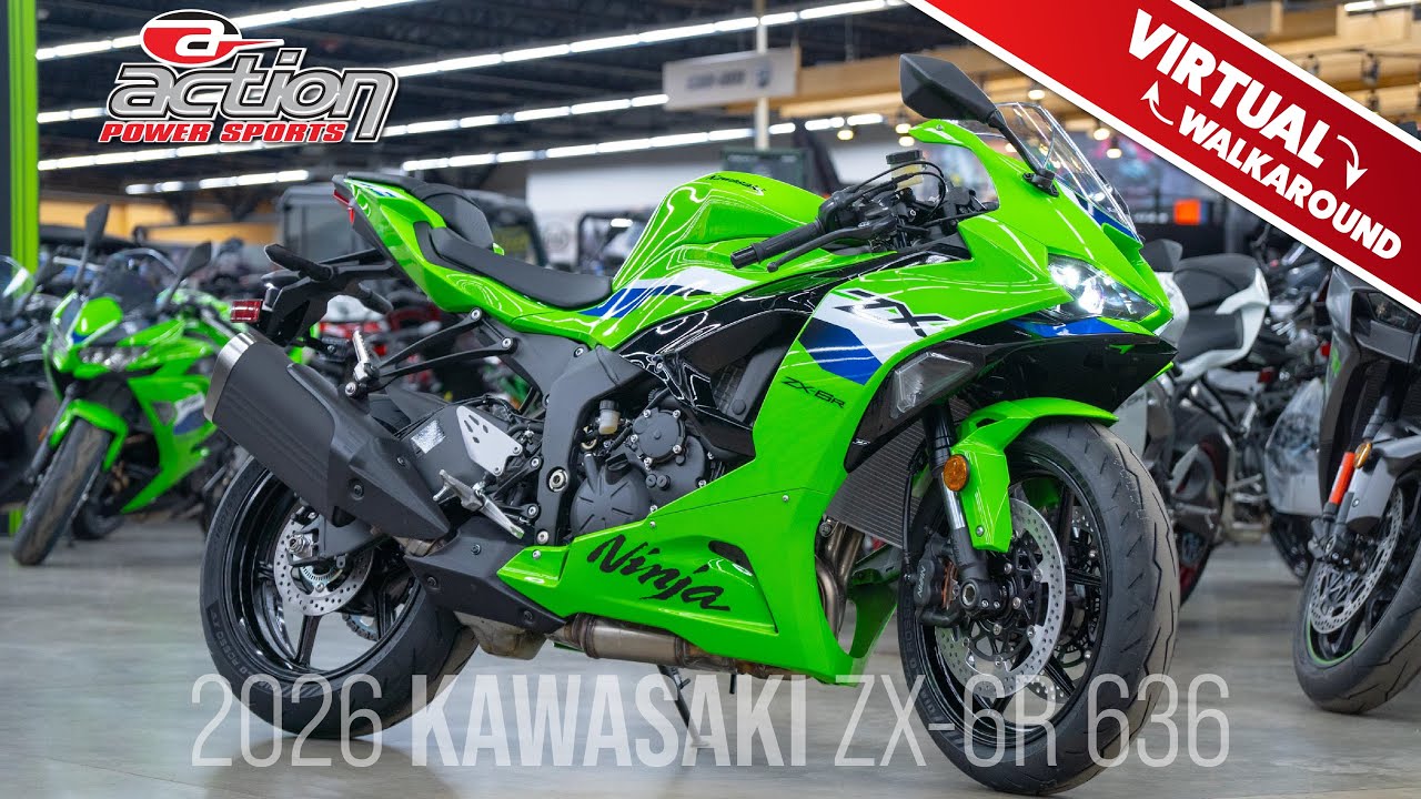 2026 Kawasaki ZX-6R 636 🔥 | Virtual Walkaround - YouTube