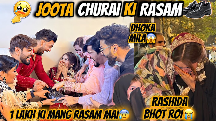 Joota Chupai Ki Rasam 😍| Rashida Bhot Roi 😭| Dhoka Mila 🥲| Fokats | Abresh & Zeeshan