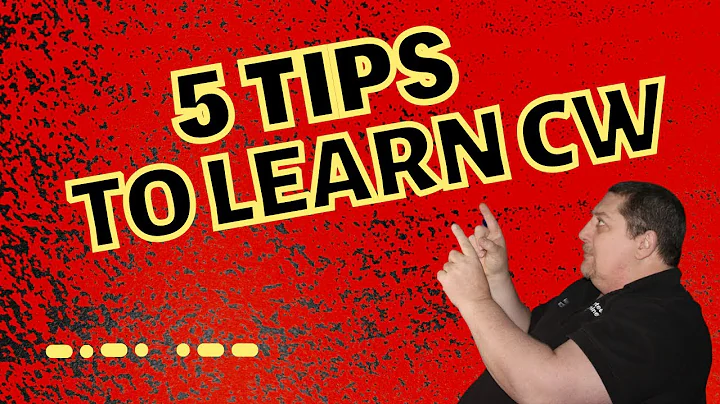 5 TIPS TO LEARN CW  /  BEST TIPS TO LEARN MORSE CODE