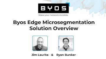 Byos Edge Microsegmentation Solution Overview