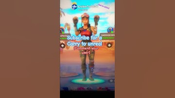 Subscribe for a unreal carry