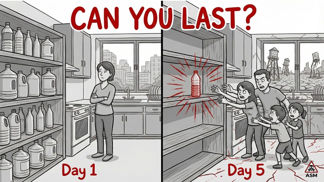 Water Runs Out in 5 Days: How Long Could Your Family Really Last?