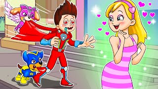 Ryder Fall in Love Katie! Ryder Love Story | Paw Patrol Ultimate Rescue | The Mighty Pups Paw Patrol