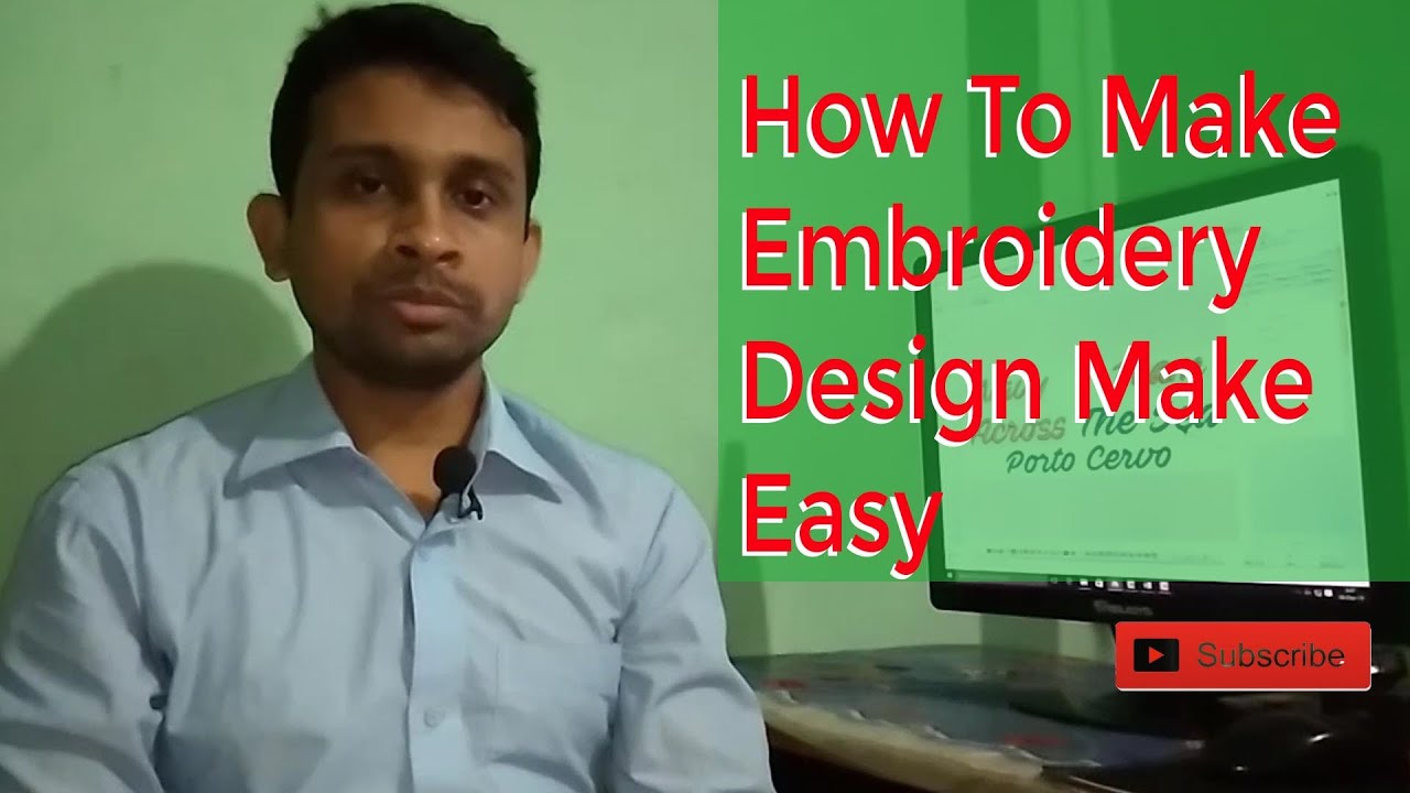 How to Make Embroidery Patch Design Easy YouTube
