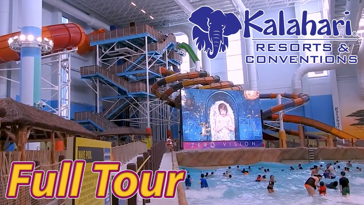 kalahari-indoor-waterpark-round-rock-texas-full-tour-youtube