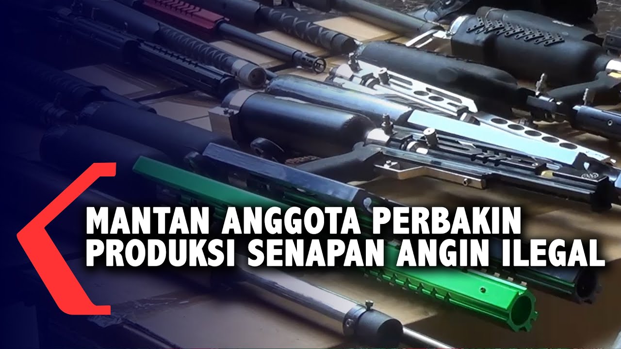 Mantan Anggota Perbakin Produksi Senapan Angin Ilegal