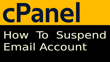 Hoe u e-mailaccountfuncties in Cpanel 2024 kunt opschorten
