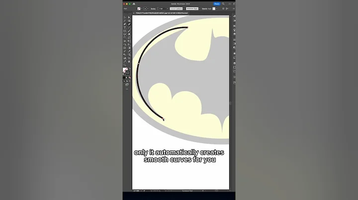 How to use the Curvature Tool in Adobe Illustrator #adobeillustrator #graphicdesign