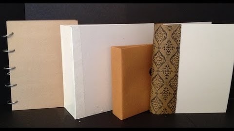 How to Make Book Covers for Mini Albums and Journals