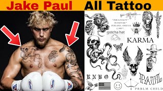 Jake Paul All Tattoo Design | Sbm Tattoo @jakepaul