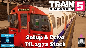TSW5 Setup and Drive The TfL Underground Tube 1972 stock on WCML