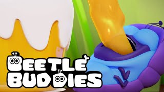 Fart bubbles, princess storytime, and more! 🤣🐛🐞 | BEETLE BUDDIES Compilation | Cartoons for Kids