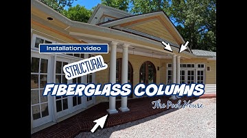 STRUCTURAL fiberglass columns