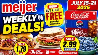🔥 Meijer Weekly Ad July 15-21 2026 | Best Deals, BOGO & Grocery Savings