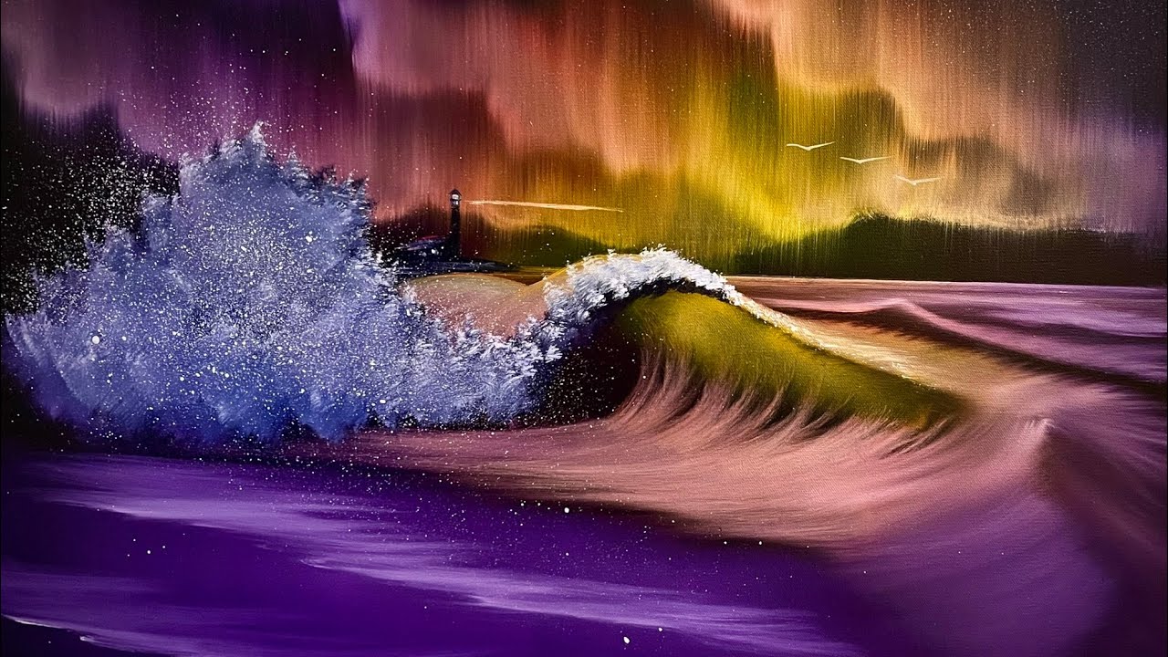 How To Paint a Seascape your Mother will Love! 