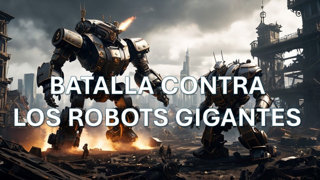 BATALLA ÉPICA CONTRA LOS ROBOTS GIGANTES - YouTube