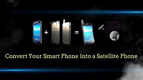turn smartphone into satellite phone