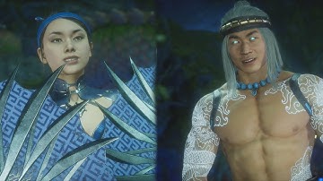 Liu Kang Vs Kitana | All Intro/Interaction Dialogues - Mortal Kombat 11