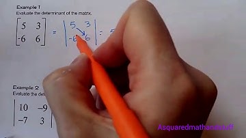 Determinant of a 2x2 Matrix