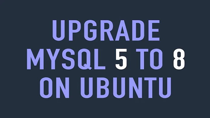 How to Upgrade From MySQL 5.7 to 8.0 on Ubuntu 18.04 AWS Cloud9