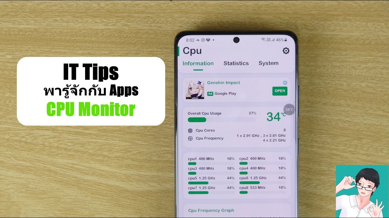 IT Tips แนะนำ CPU Monitor โปรแกรมบอกความร้อนข้างในเครื่องร้อนจริงไหม