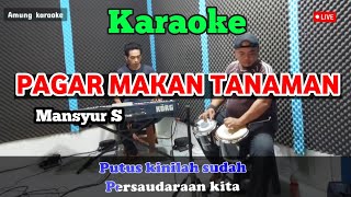 Pagar Makan Tanaman - Mansyur S Karaoke Nada Cowok