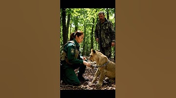 Rescue Team Saves Injured Lion Cub