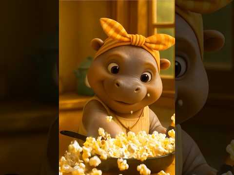 바삭바삭 팝콘 먹방 Crunchy Popcorn Mukbang Popcorn Snacks Mukbang Cute Cuteanimals Cooking