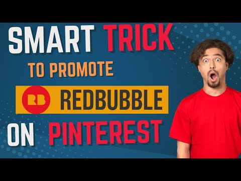 Promote Redbubble on Pinterest by tagging your Redbubble Products