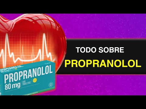 Vídeo: Propranolol Nycomed: Instrucciones De Uso, Indicaciones, Dosis, Análogos