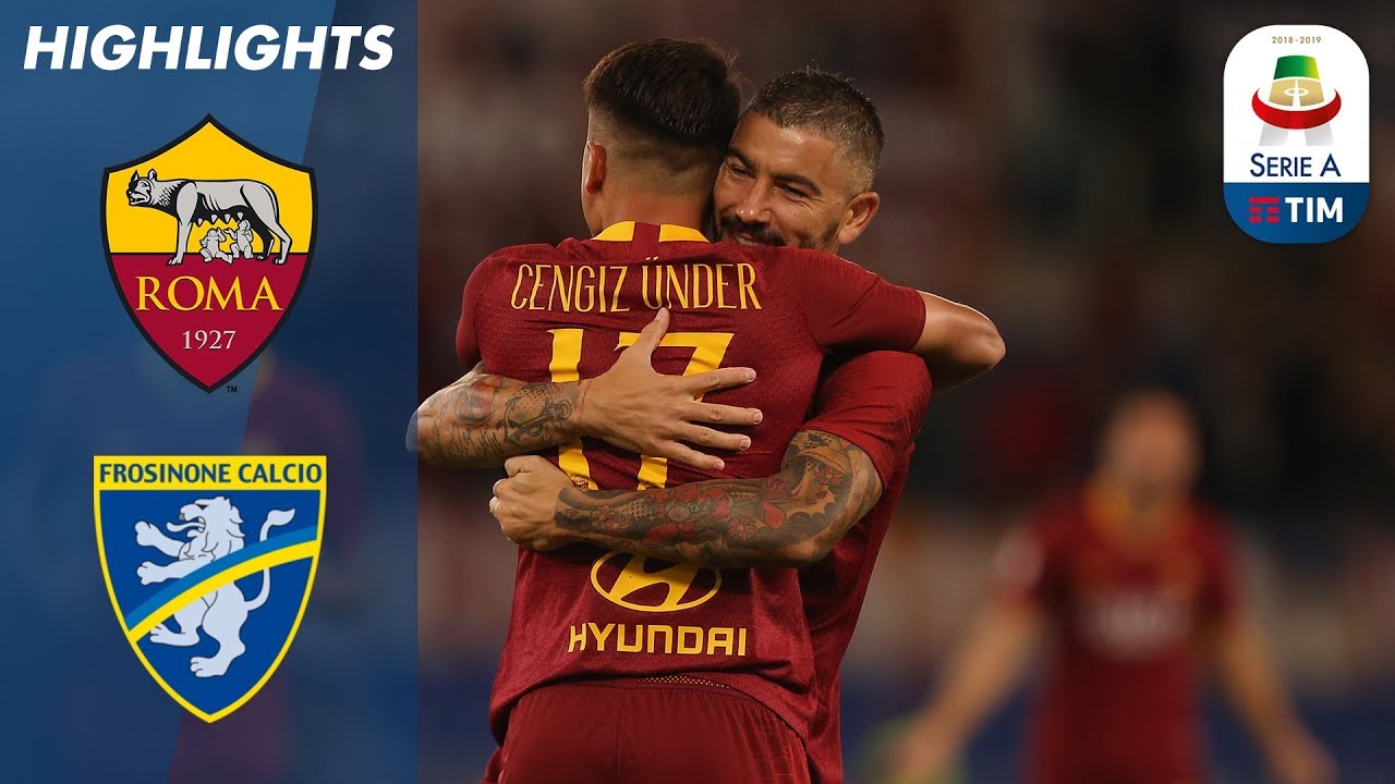 Roma 4-0 Frosinone | Roma Cruise to Home Win | Serie A