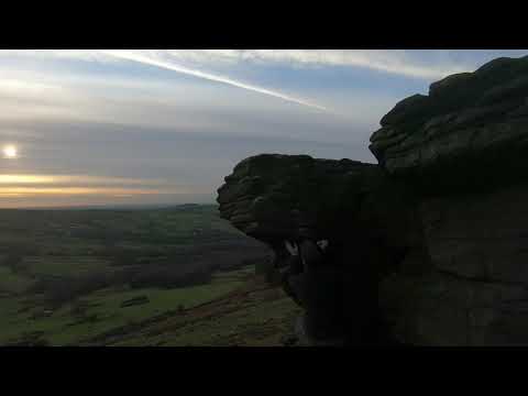 Coombes Edge Exploring a little arete of rock  Sunset Sheep V2 PLKM V3