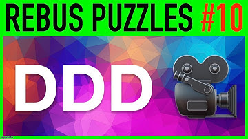 Rebus Puzzles with Answers #10 (10 Picture Brain Teasers)