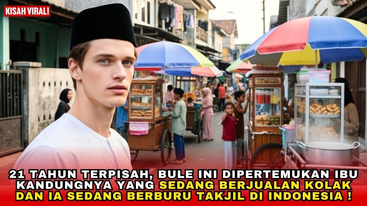 DATANG KE INDONESIA UNTUK BERBURU TAKJIL, BULE INI JUSTRU BERTEMU IBU KANDUNGNYA DI LAPAK KOLAK!
