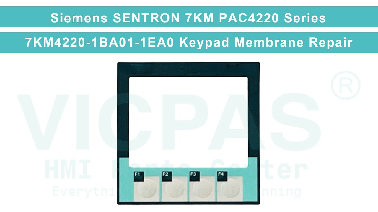 Siemens SENTRON 7KM PAC4220 7KM4220-1BA01-1EA0 Membrane Keypad Switch ...