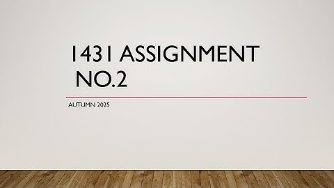 Code 1431 Solved Assignment No.2 | Solved Assignment | | Autumn 2025 |