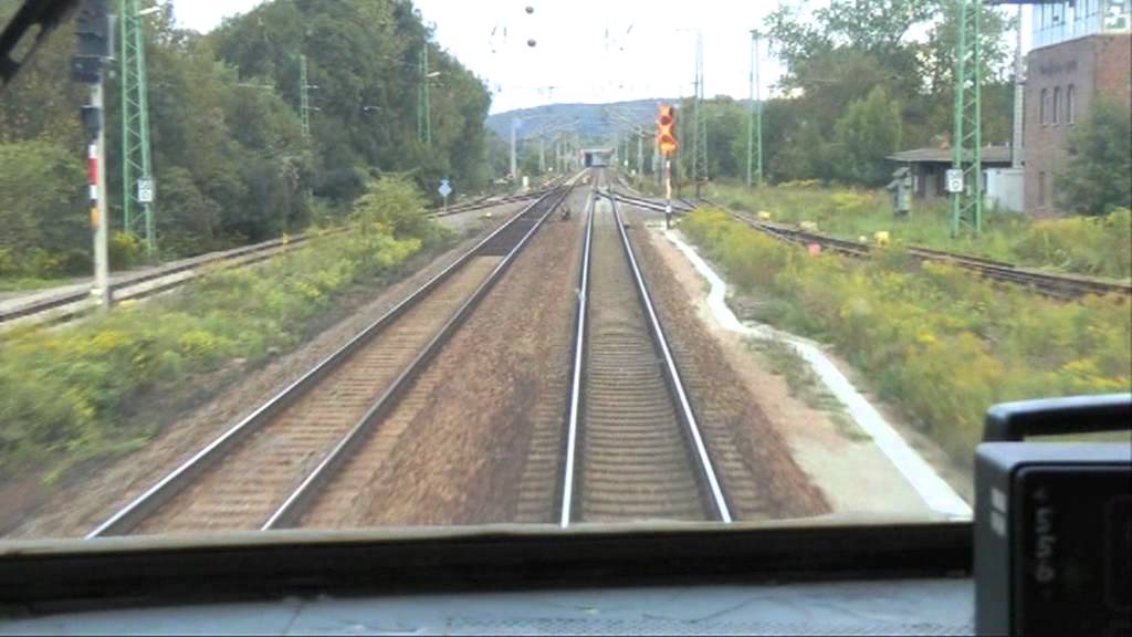 Führerstandsmitfahrt BR 228, Ilmenau-Großkorbetha Teil 2