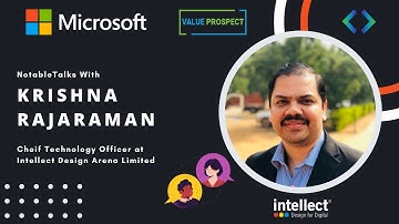 Promo: NotableTalks with Krishna Rajaraman, CTO at Intellect Design Arena | Microsoft ISV Series