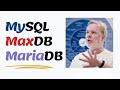 How Personal Names Shaped the Database World - The Story of MySQL, MaxDB, and MariaDB
