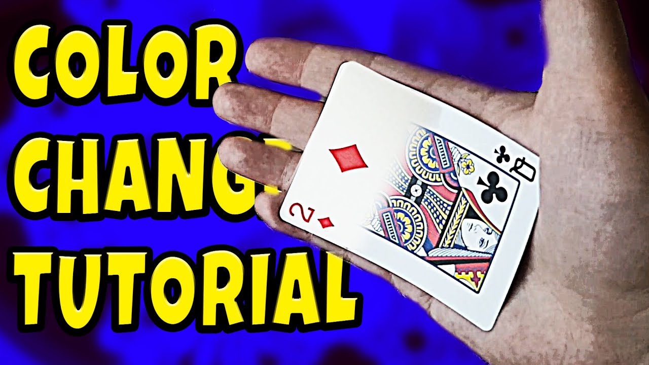 Color Change in der HANDFLÄCHE - Kartentrick Erklärung zum Nachmachen