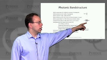 nanoHUB-U Nanophotonic Modeling L3.15: MEEP - Photonic Bandstructures
