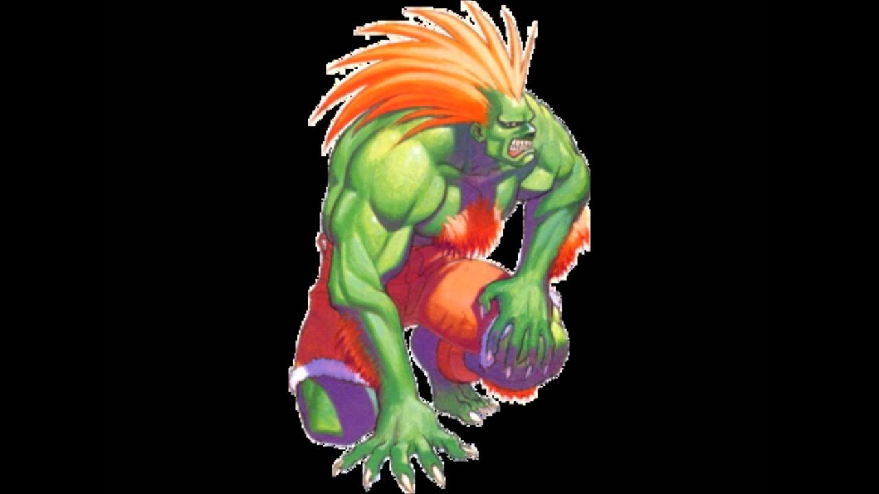 The art of Blanka, from @Capcom_Unity's Street Fighter II Turbo! [The Video  Game Art Archi…