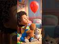 Cute Boy & Lovely Cat🐈🎈 #kidssong #Kids #learning #trending #youtubeshorts #shorts #reels #viral