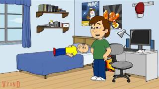 Caillou misbehaves at the school assembly/Grounded