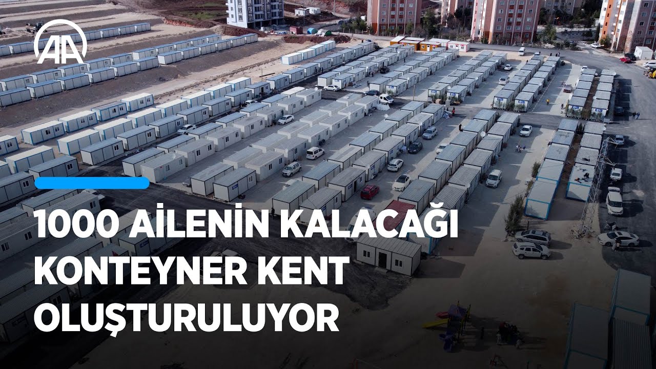 Gölbaşı'nda 1000 ailenin kalacağı konteyner kent oluşturuluyor