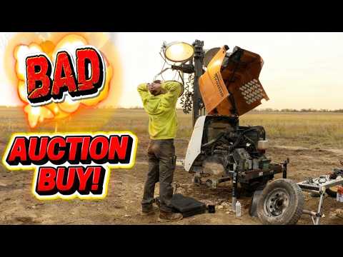 Fixing A BROKEN Light Tower From The Auction! thumbnail