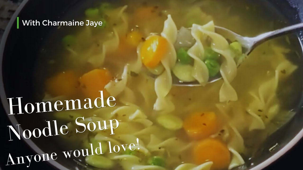 Vegetarian Chicken-less Noodle Soup